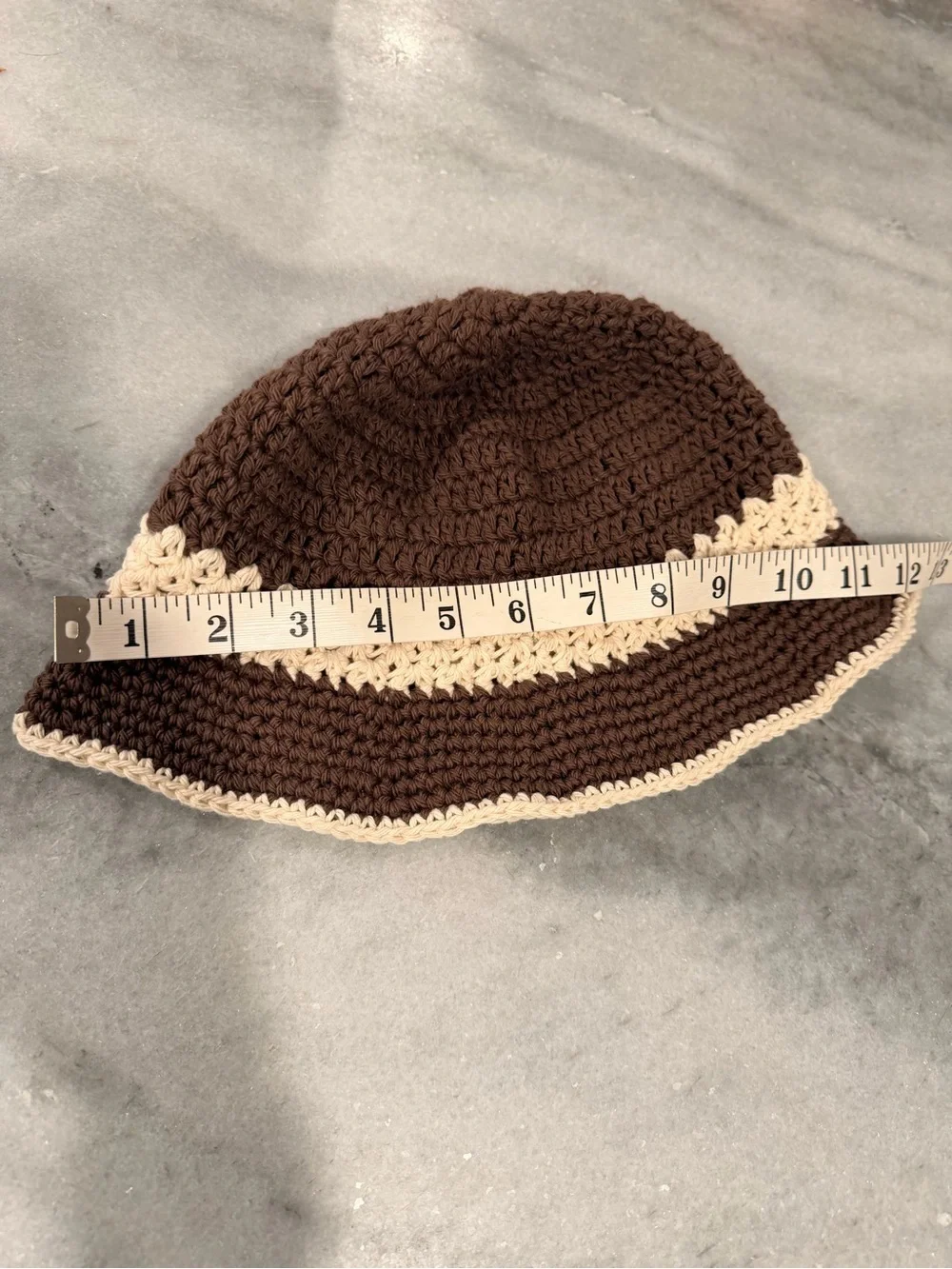Handmade Crochet Bucket Hat 100% Cotton Lightweight Packable Festival Boho Beach